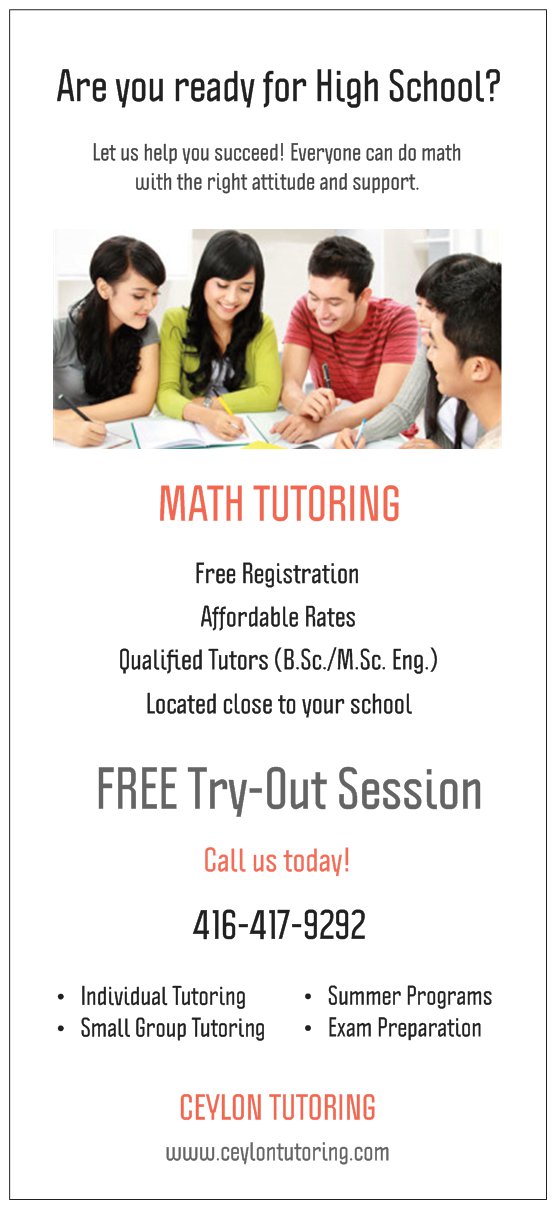 Ceylon Tutoring | Aurora, ON L4G, Canada | Phone: (416) 417-9292