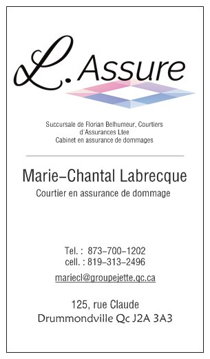 L.Assure | 125 Rue Claude, Saint-Nicéphore, QC J2A 3A3, Canada | Phone: (819) 850-8252