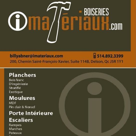 Boiseries Imateriaux | 200 Chemin Saint-François-Xavier, Delson, QC J5B 1Y1, Canada | Phone: (514) 892-3399