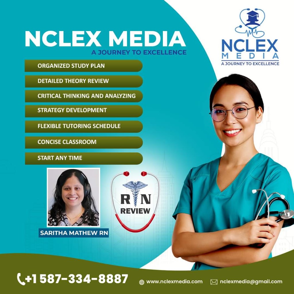 Nclex Media | 3622 167A Ave NW, Edmonton, AB T5Y 0X6, Canada | Phone: (587) 334-8887