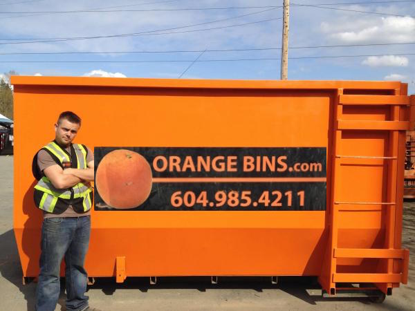 Orange Bins - Bin Rental Vancouver | 1243 Thurlow St, Vancouver, BC V6E 1X4, Canada | Phone: (604) 445-1000