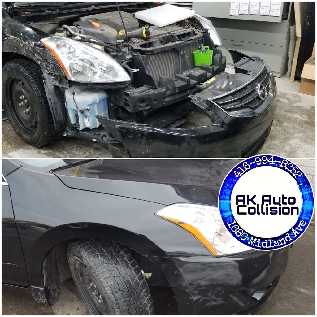 AK Auto Collision | 124 Manville Rd #2, Scarborough, ON M1L 4J5, Canada | Phone: (416) 994-8252