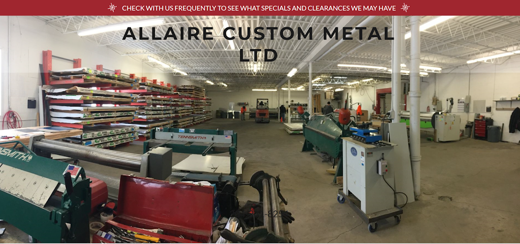 Allaire Custom Metal | 276 Holden St, Winnipeg, MB R2J 0J4, Canada | Phone: (204) 231-8254