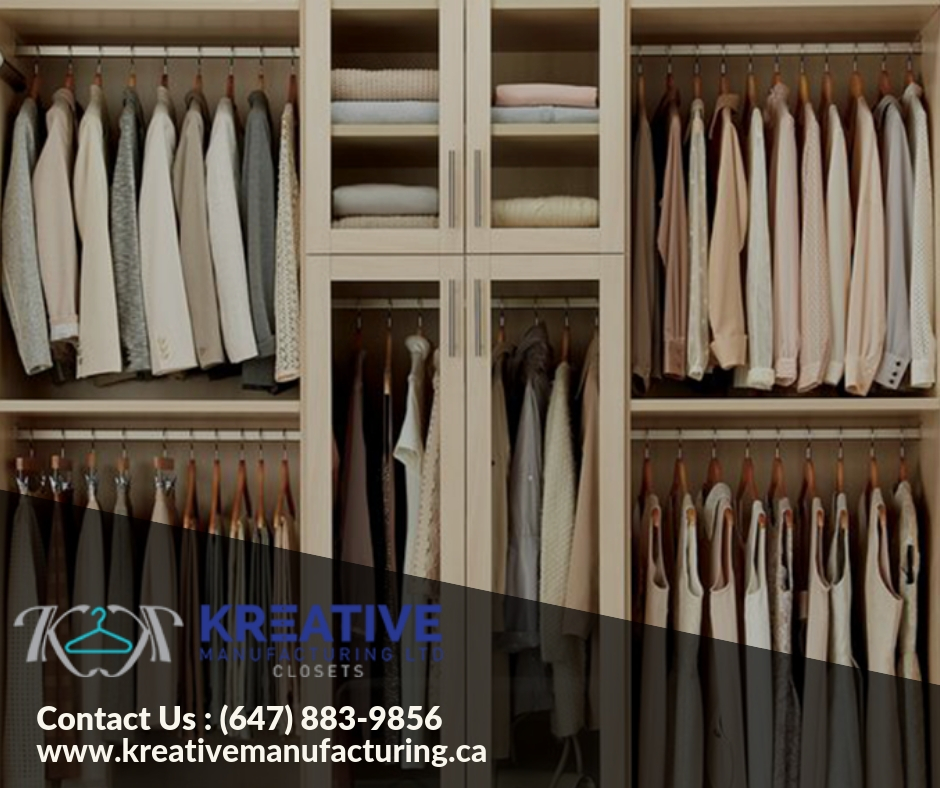 Custom Closets and Cabinet Maker in Brampton - Kreative Manufact | 13 Edvac Dr Unit #10-13, Brampton, ON L6S 5W6, Canada | Phone: (647) 883-9856