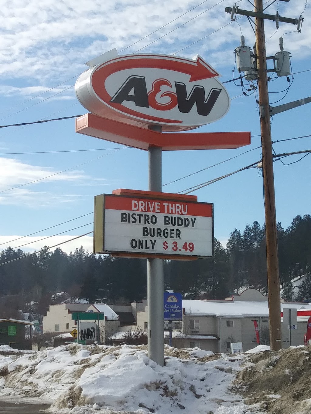 A&W Canada | 235 Highway #3, Princeton, BC V0X 1W0, Canada | Phone: (250) 295-7977