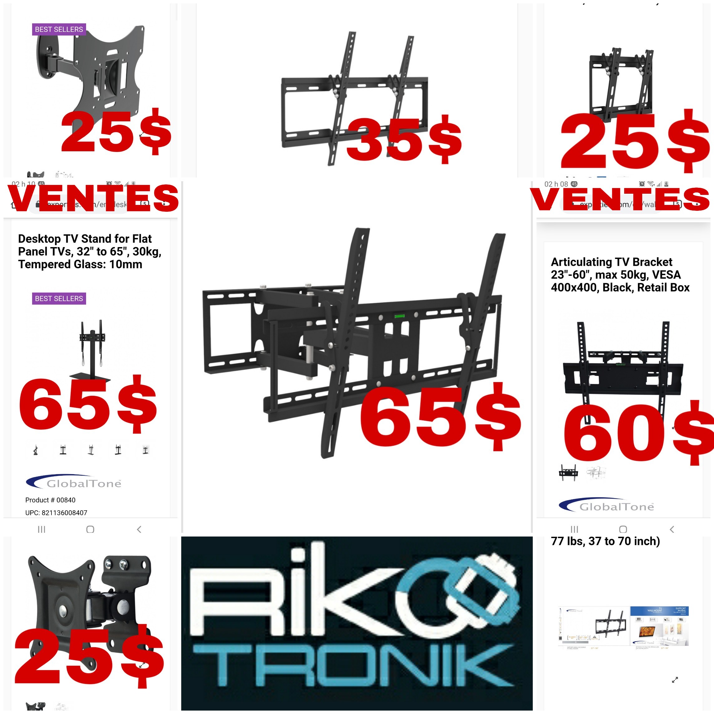 SERVICE DE RÉPARATION DE TV RIKOTRONIK. | 14501 Boulevard du Curé-Labelle Local 103, Mirabel, QC J7J 1M2, Canada | Phone: (450) 694-0026