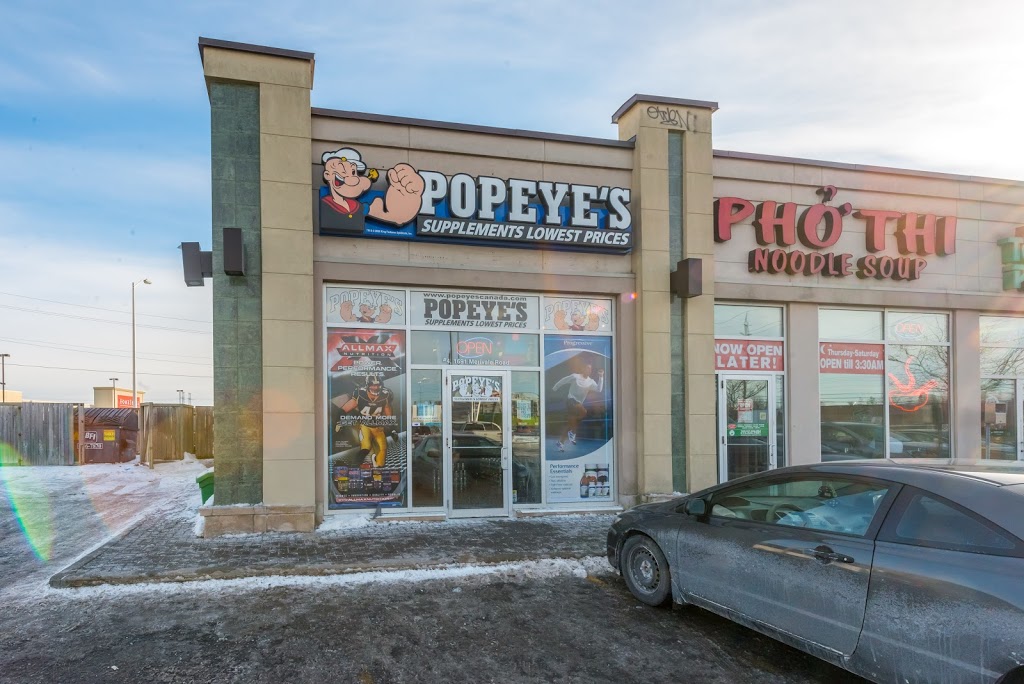 Popeyes Supplements Ottawa Nepean | 1691 Merivale Rd Unit 4, Nepean, ON K2G 3K2, Canada | Phone: (613) 228-5439