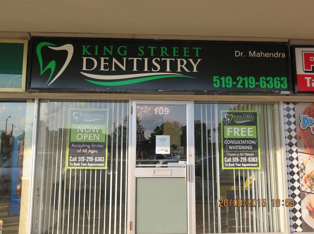 King Street Dentistry | 1515 King St E #109, Cambridge, ON N3H 3R6, Canada | Phone: (519) 219-6363