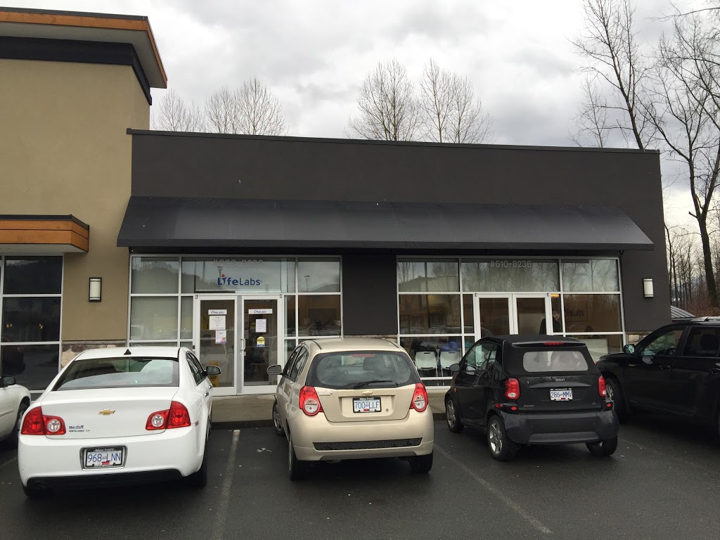 LifeLabs | 8236 Eagle Landing Pkwy #608, Chilliwack, BC V2R 0R5, Canada | Phone: (604) 792-4607