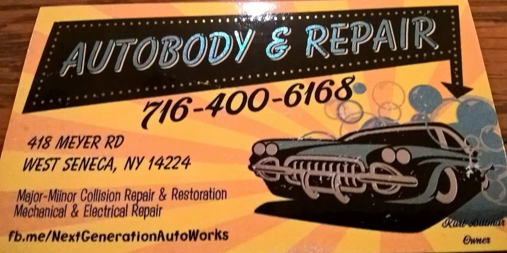 Next Generation Auto Works | 418 Meyer Rd, West Seneca, NY 14224, USA | Phone: (716) 400-6168