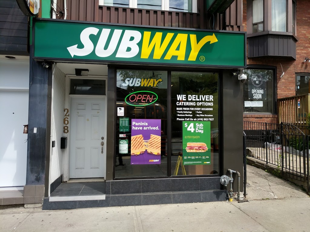 Subway | 268 Dupont St, Toronto, ON M5R 1V7, Canada | Phone: (416) 962-7827