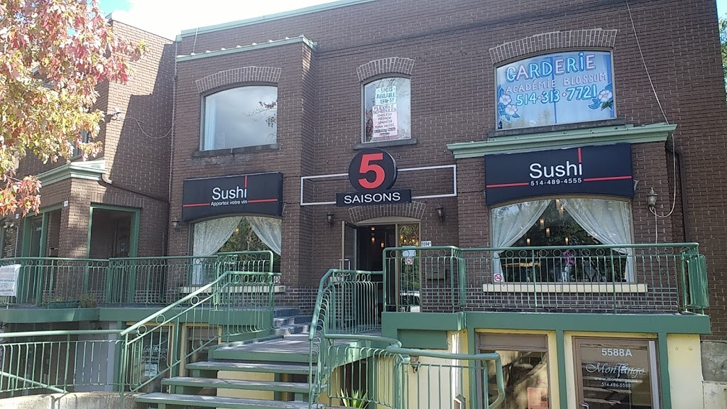 5 Saisons Sushi | 5594 Rue Sherbrooke Ouest, Montréal, QC H4A 3A7, Canada | Phone: (514) 489-4555