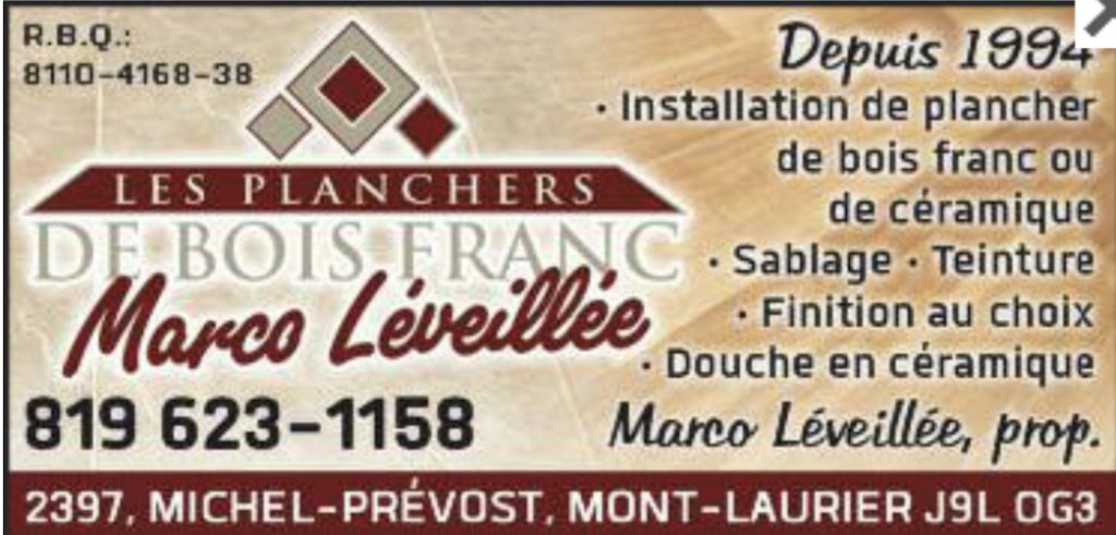 Sablage De Planchers Marco Léveillée | 2397 Rue Michel-Prévost, Mont-Laurier, QC J9L 3G3, Canada | Phone: (819) 623-1158