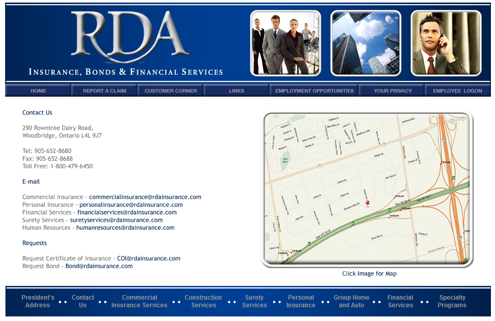 RDA Insurance | 290 Rowntree Dairy Rd, Woodbridge, ON L4L 9J7, Canada | Phone: (905) 652-8680