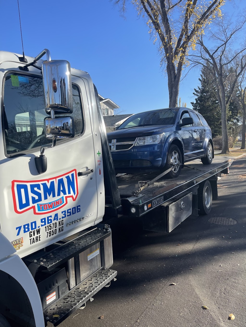 Osman Towing | 21350 107 Ave NW, Edmonton, AB T5S 1X2, Canada | Phone: (780) 964-3506