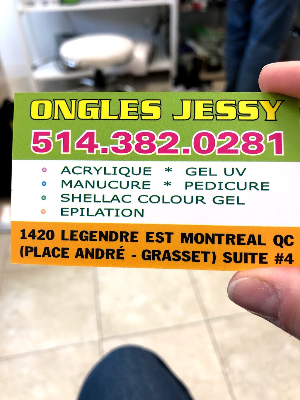 DOngle Jessy | 1420 Rue Legendre E, Montréal, QC H2M 1H5, Canada | Phone: (514) 382-0281