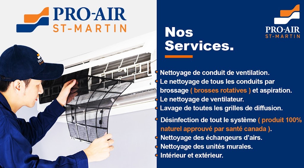 Pro-Air St Martin | 1974 Rue Adélard-Godbout, Sainte-Julie, QC J3E 2E9, Canada | Phone: (514) 955-6779