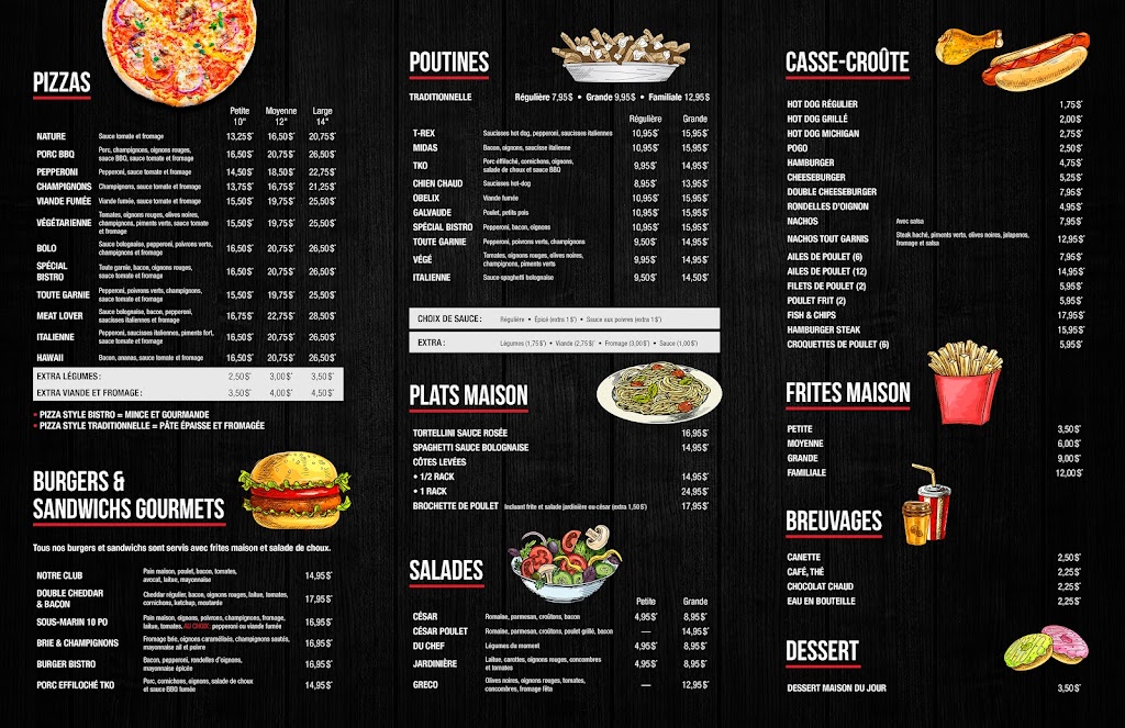 Bistro Pizza 201 | 211 QC-201, Sainte-Marthe, QC J0P 1P0, Canada | Phone: (450) 458-8294