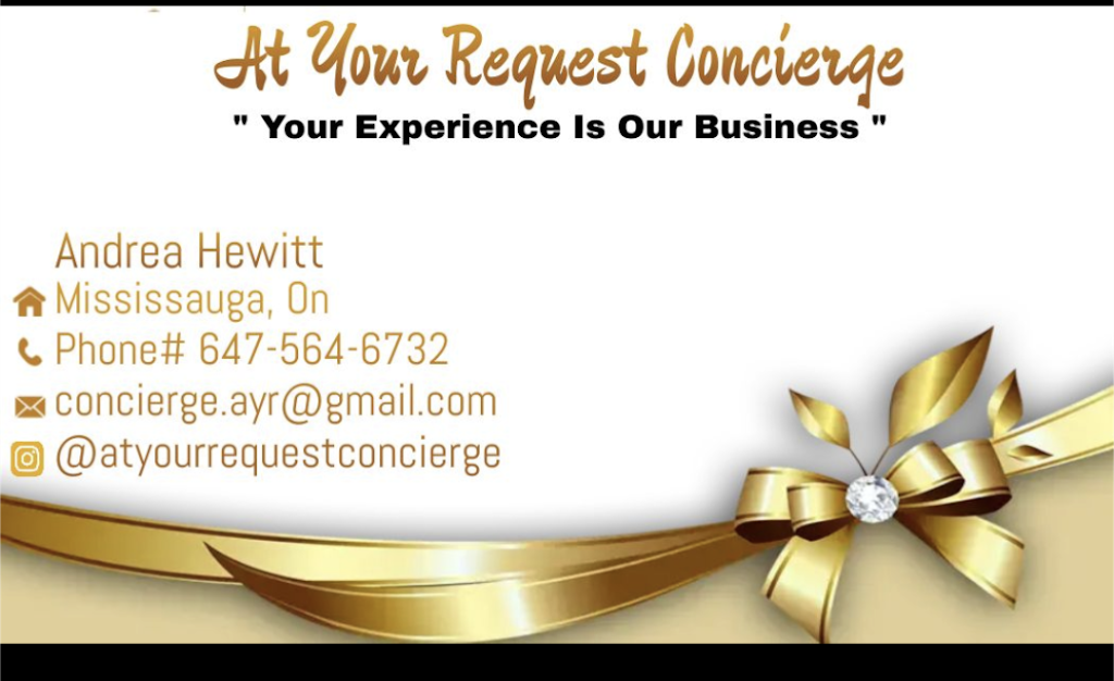 At Your Request Concierge | Online, Mississauga, ON L5L 5E4, Canada | Phone: (647) 564-6732