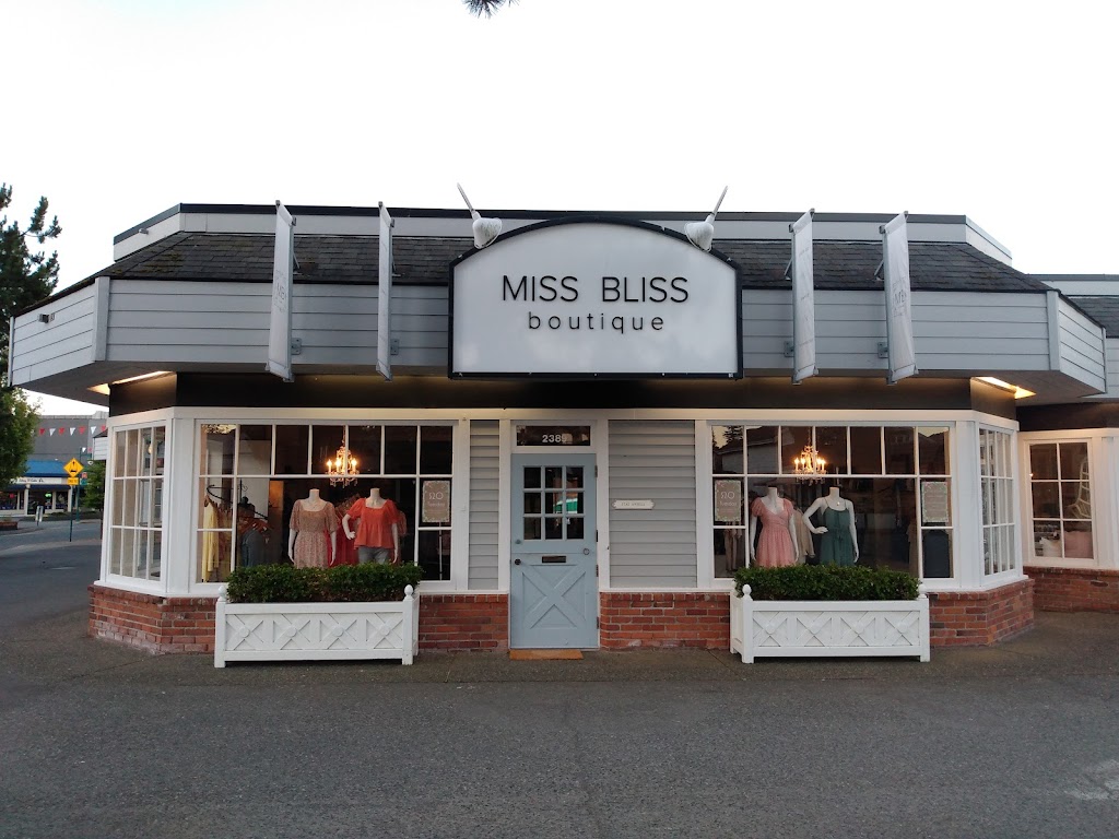 Miss Bliss Boutique | 2389 Beacon Ave, Sidney, BC V8L 1W9, Canada | Phone: (778) 426-0479