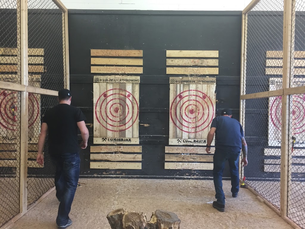 Lumberjax Axe Throwing | 1437 Elliott St, Regina, SK S4N 3G6, Canada | Phone: (844) 515-1455