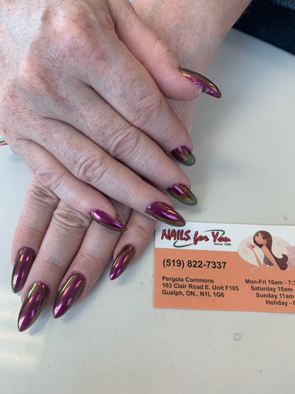 Nails For You | 103 Clair Rd E Unit H106, Guelph, ON N1L 0J7, Canada | Phone: (519) 822-7337