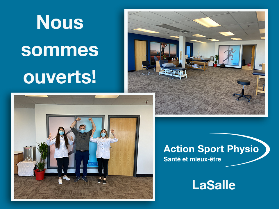 Action Sport Physio Lasalle | 7475 Blvd. Newman local 302, LaSalle, QC H8N 2K3, Canada | Phone: (514) 600-4199