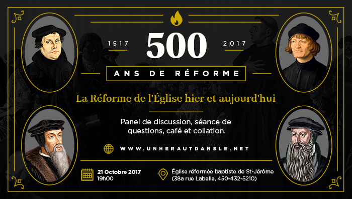 Église réformée baptiste Saint-Jérôme | 38a Rue Labelle, Saint-Jérôme, QC J7Z 5K4, Canada | Phone: (450) 432-5210