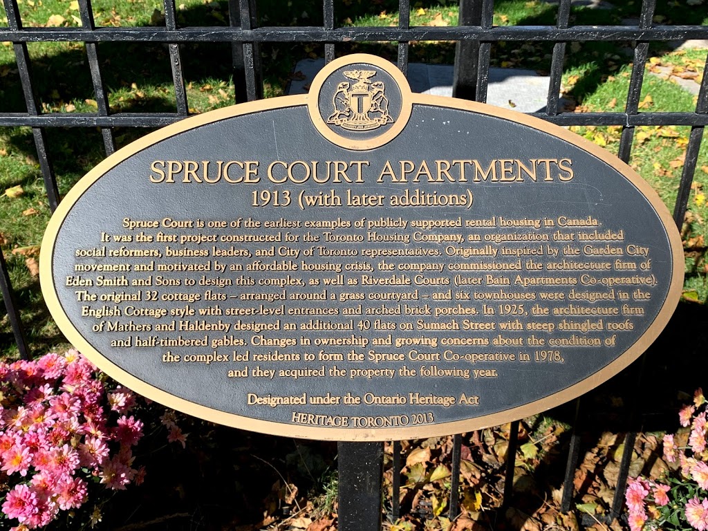 Spruce Court Co-Op | 330 Sumach St, Toronto, ON M5A 3K7, Canada | Phone: (416) 923-3696