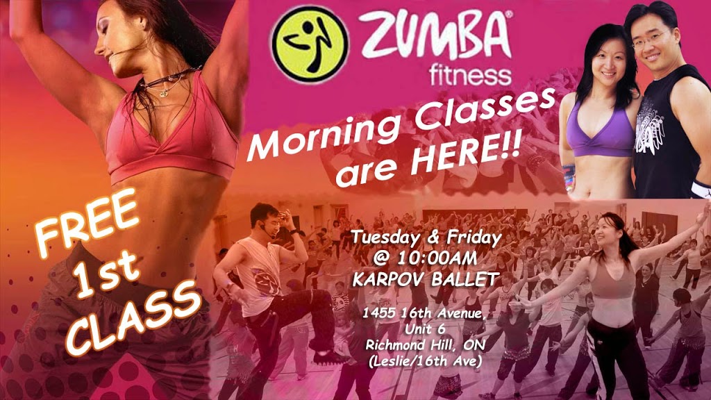 Zumba Fitness with Ron & Lily Ko @ Karpov | 1455 16th Ave #6, Richmond Hill, ON L4B 4W5, Canada | Phone: (647) 848-6843