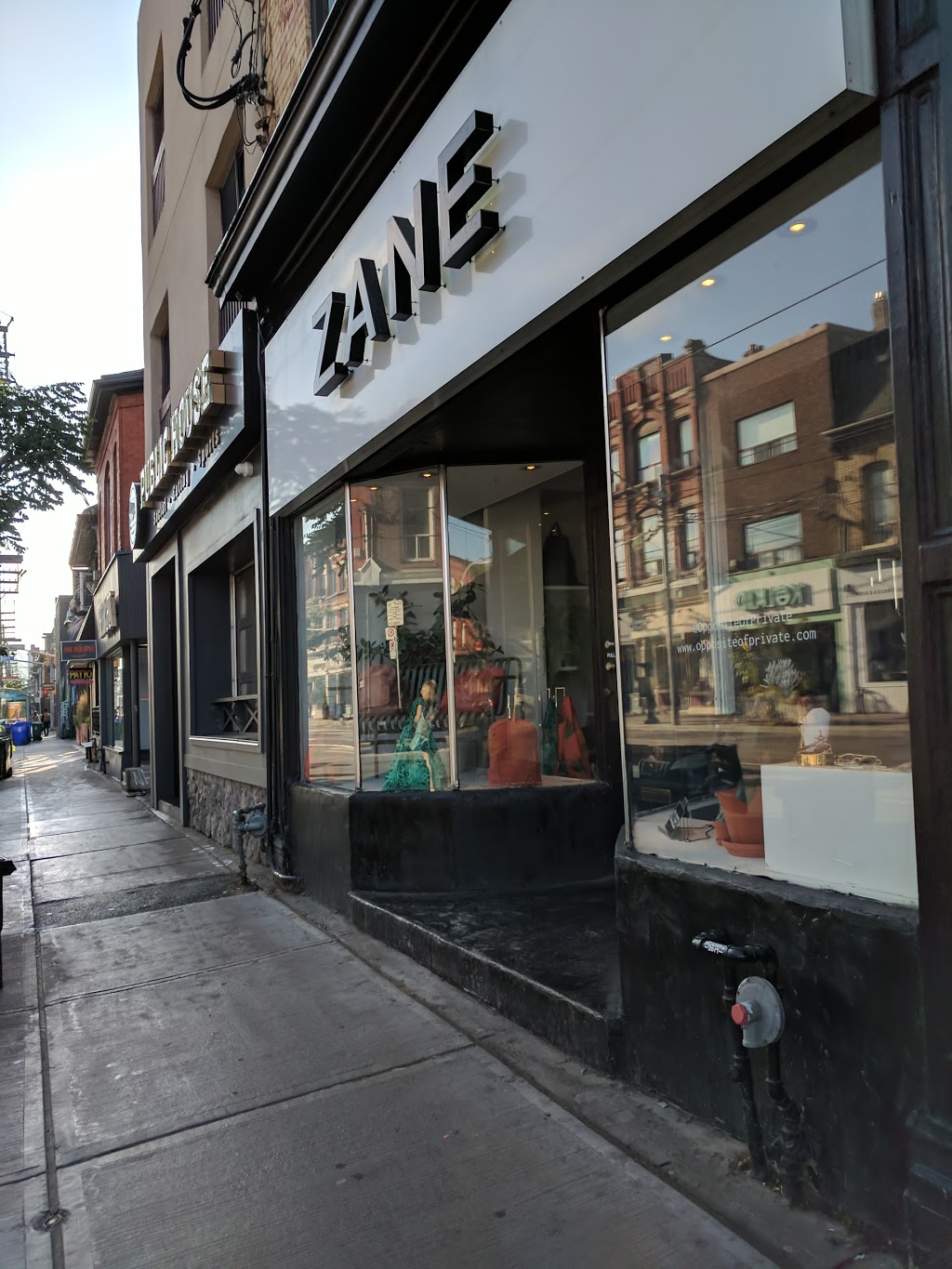 ZANE | 753 Queen St W, Toronto, ON M6J 1G1, Canada | Phone: (647) 352-9263