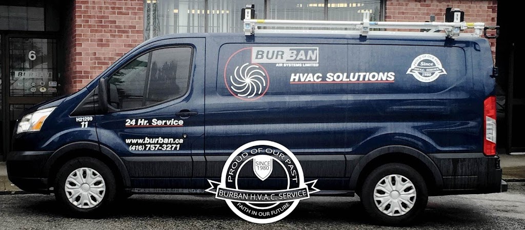 Burban Air Systems Ltd | 15 Crockford Blvd, Scarborough, ON M1L 4J9, Canada | Phone: (416) 757-3271