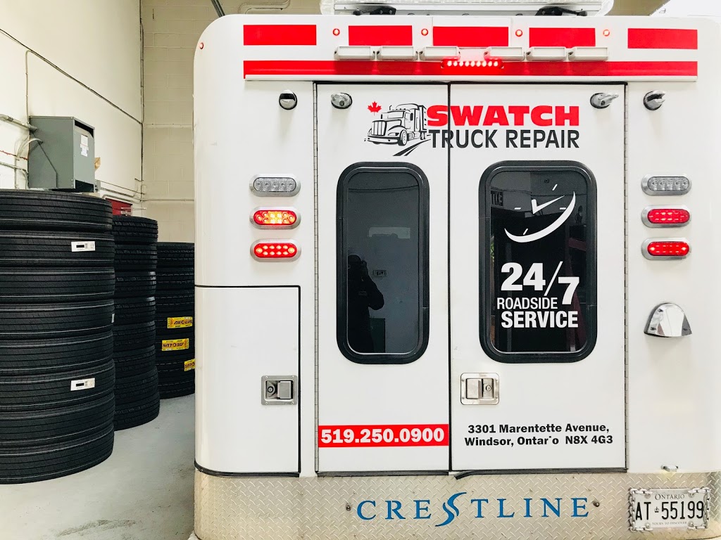 SWATCH TRUCK REPAIR AND MOBILE TRUCK TIRE SERVICE | 3301 Marentette Ave, Windsor, ON N8X 4G4, Canada | Phone: (519) 250-0900