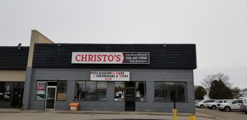 Christos Pizza & Burgers | 415 Exmouth St, Sarnia, ON N7T 5P1, Canada | Phone: (519) 337-7008