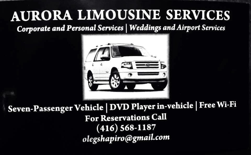 Aurora Limousine | 35 Cedarcroft Blvd, 316, Toronto, ON M2R 2Z4, Canada | Phone: (416) 568-1187