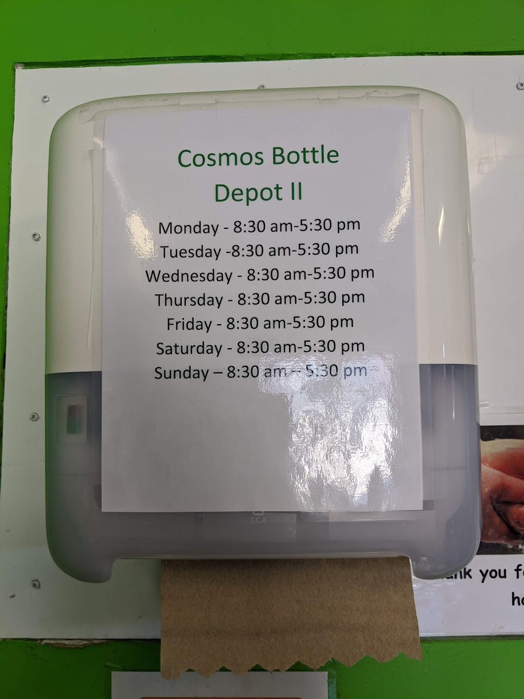 Cosmos II Bottle Depot | 6332 Orr Dr, Red Deer, AB T4P 3T6, Canada | Phone: (403) 309-8642