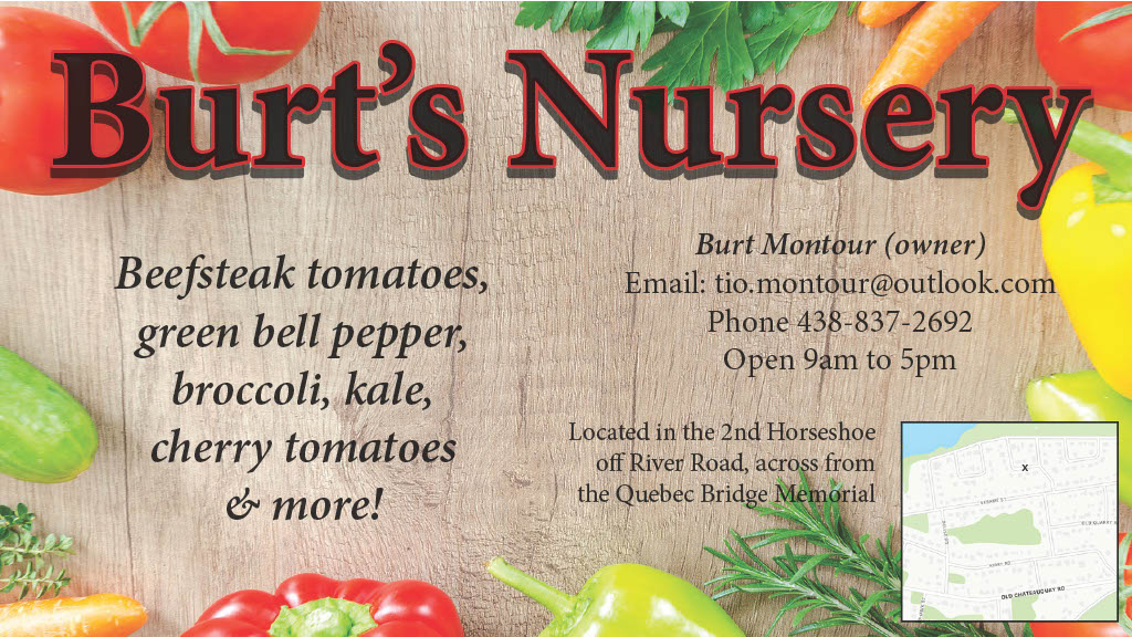 Burts Nursery | 1474 second horseshoe, Kahnawake, QC J0L 1B0, Canada | Phone: (438) 837-2692