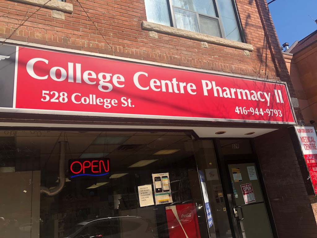 College Centre Pharmacy II | 528 College St, Toronto, ON M6G 1A6, Canada | Phone: (416) 944-9793