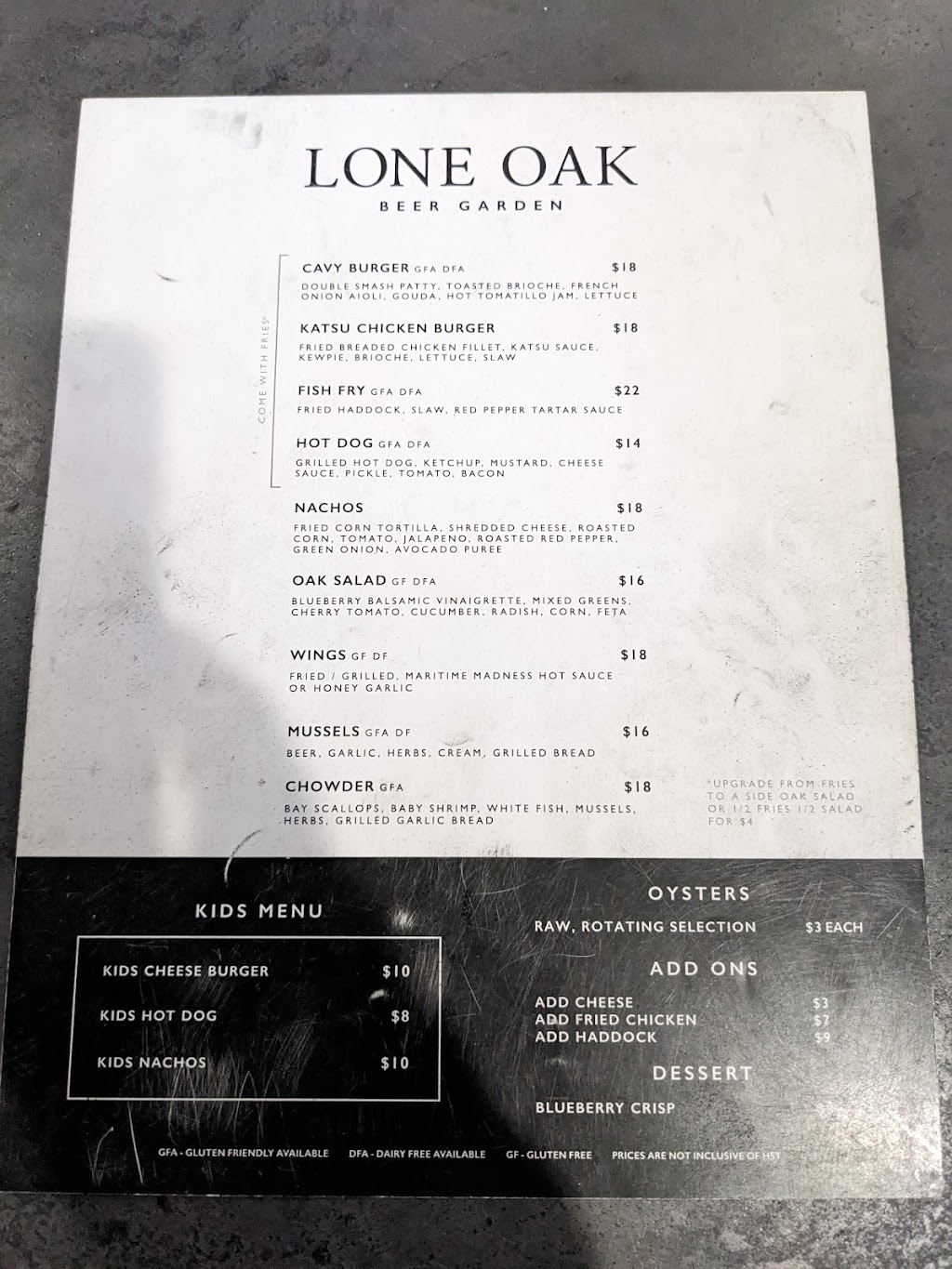 Lone Oak Beer Garden | 37 Forest Hills Ln, New Glasgow, PE C0A 1N0, Canada | Phone: (902) 360-2065