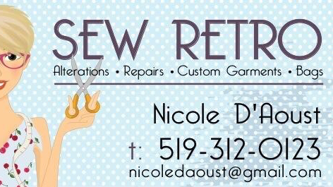 Sew Retro Alterations & Tailoring | 125 Cameron St, Sarnia, ON N7T 4A7, Canada | Phone: (519) 312-0123