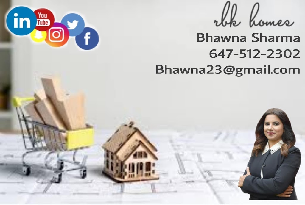 Realtor- Bhawna Sharma RBKhomes | 39 Amaryllis Dr, Brampton, ON L7A 0M3, Canada | Phone: (647) 512-2302