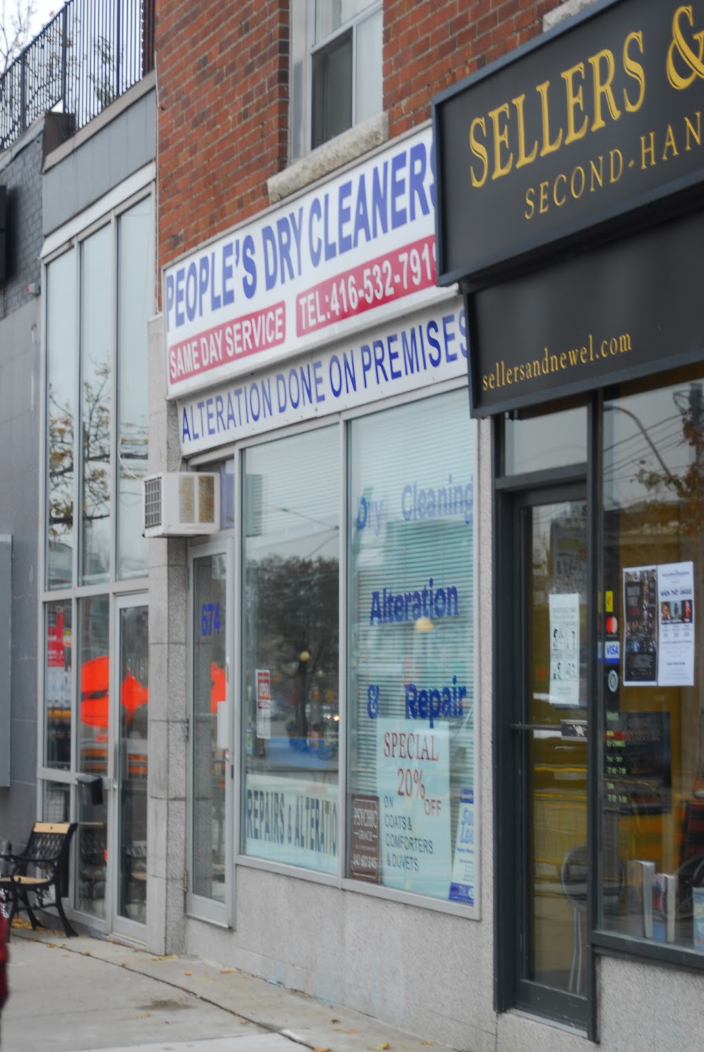 Peoples Dry Cleaners | 674 College St, Toronto, ON M6G 1B8, Canada | Phone: (416) 532-7919