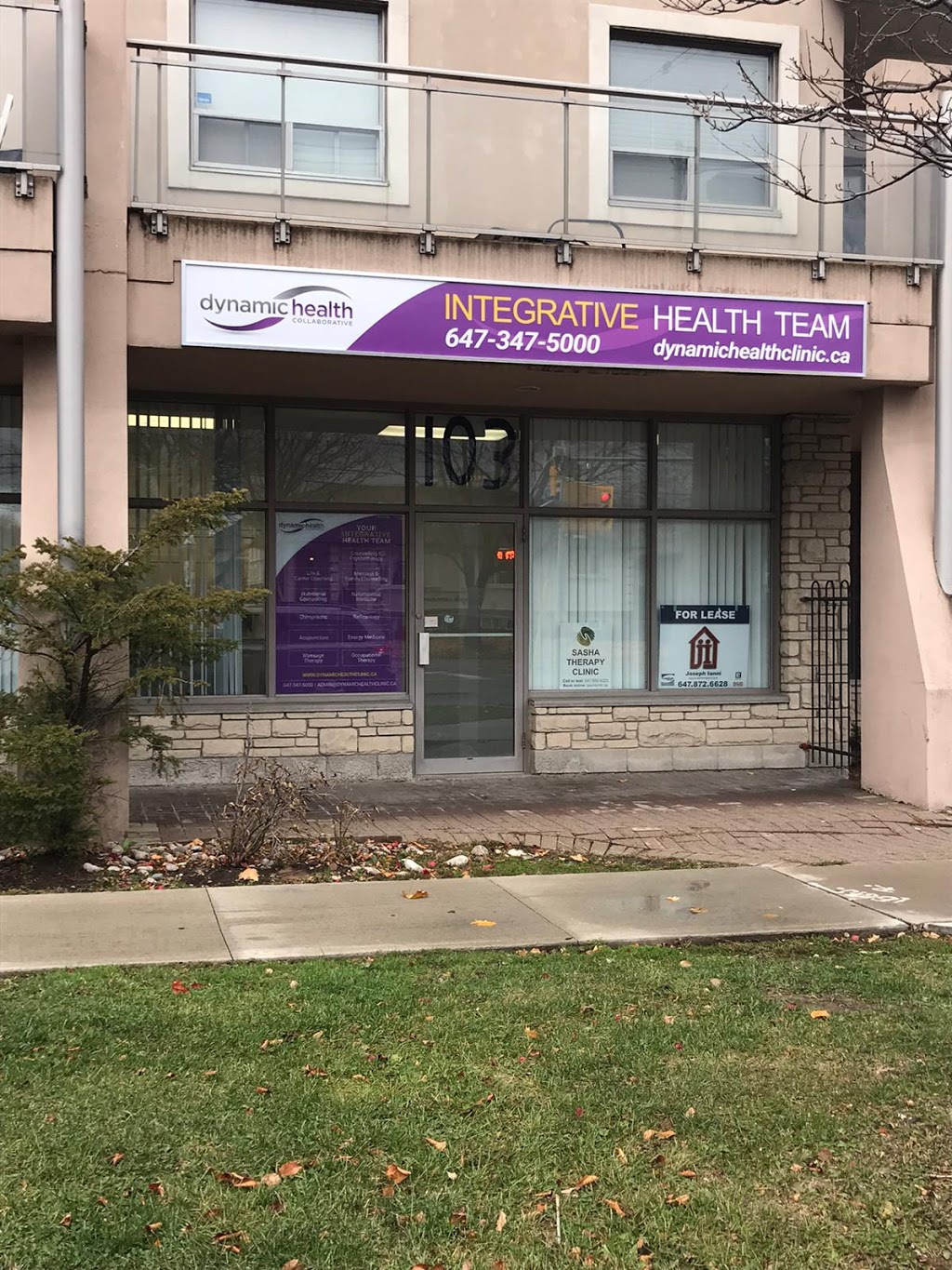 Dynamic Health - North York | 778 Sheppard Ave W Suite 103, North York, ON M3H 2T1, Canada | Phone: (647) 347-5000
