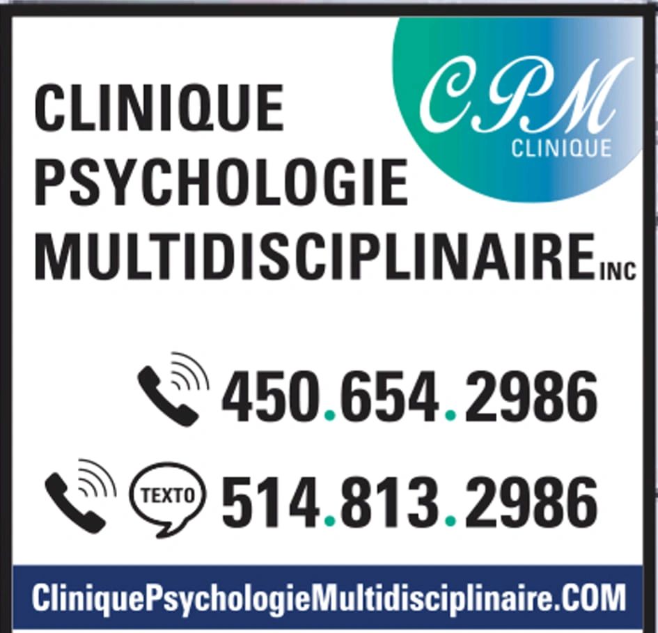 Clinique psychologie multidisciplinaire Inc | 293 Bd Lacombe, Repentigny, QC J5Z 2V6, Canada | Phone: (514) 813-2986