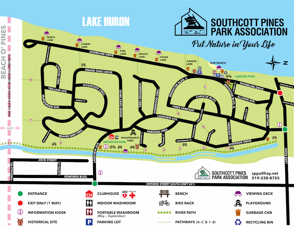 Southcott Pines Park Association | 10246 Lakeview Ave, Grand Bend, ON N0M 1T0, Canada | Phone: (519) 238-8755