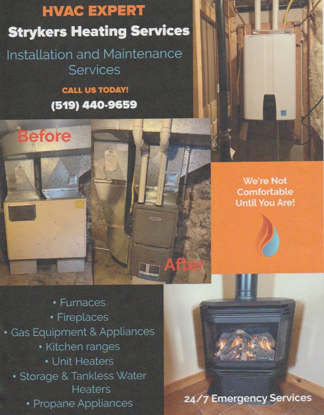 Strykers Heating Services | 306 London Rd, Londesborough, ON N0M 2H0, Canada | Phone: (519) 440-9659