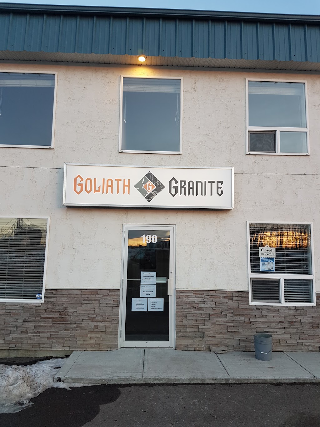 Goliath Granite Inc. | 112 Queensgate Cres #190, Red Deer, AB T4P 0P9, Canada | Phone: (403) 596-5959