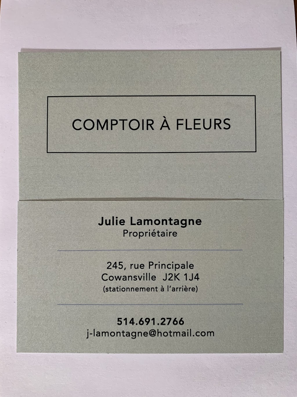 Le comptoir à fleurs | 245 Principale, Cowansville, QC J2K 1J4, Canada | Phone: (819) 578-3533