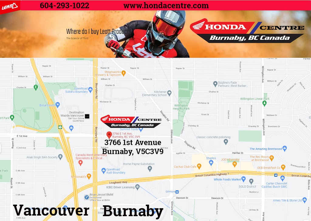 Scoot Centre Vancouver | 3766 E 1st Ave, Burnaby, BC V5C 3V9, Canada | Phone: (604) 293-1022