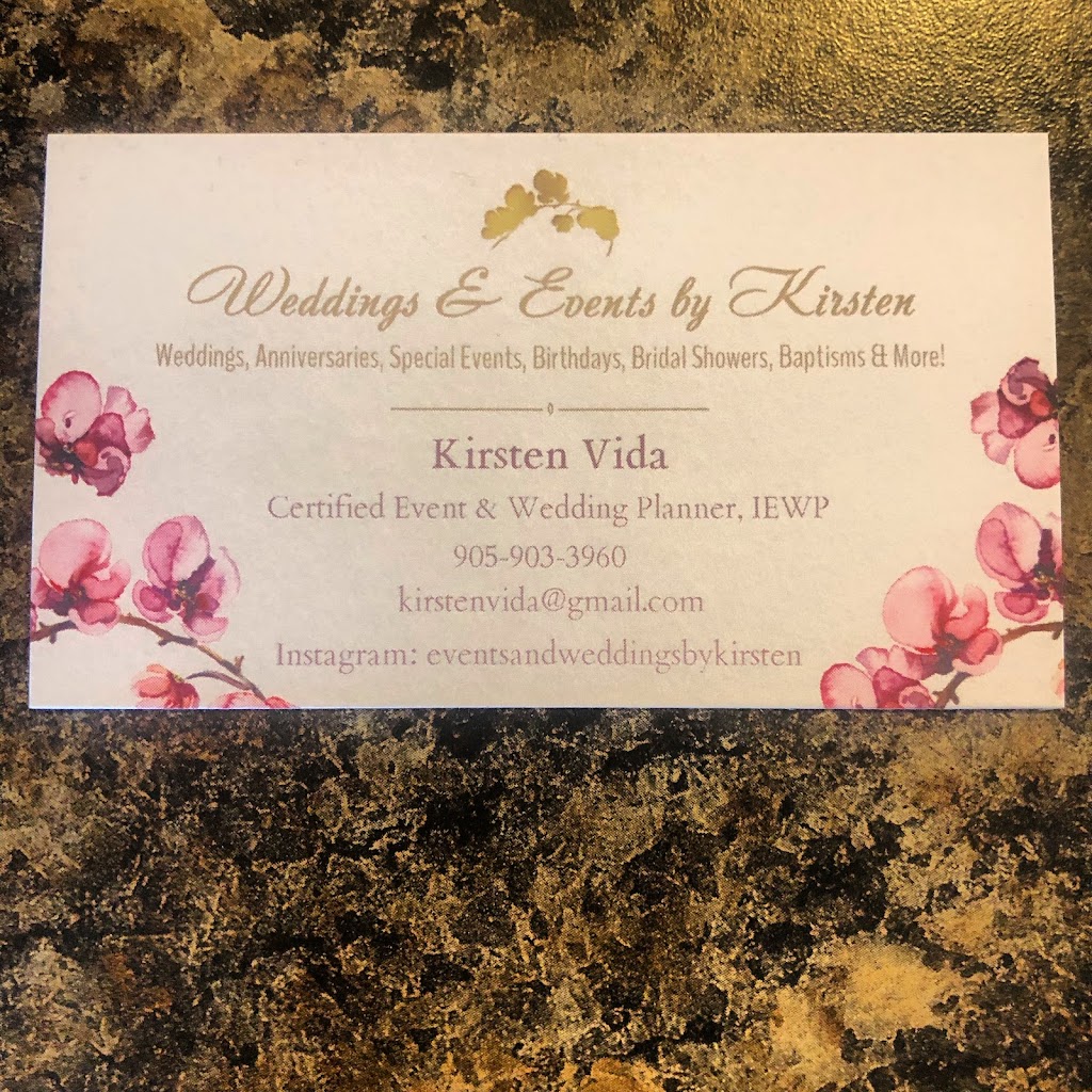 Weddings & Events by Kirsten | 70 Esther Lorrie Dr Apt 412, Etobicoke, ON M9W 4V1, Canada | Phone: (437) 232-2753